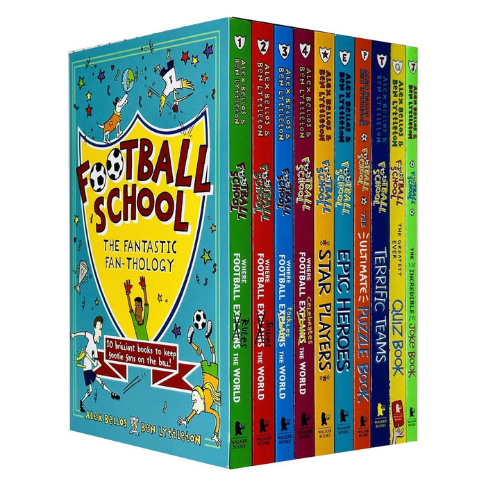 Football School The Fantastic Fan-Thology 10 Books Collection Box Set By Alex Bellos & Ben Lyttleton - The Book Bundle