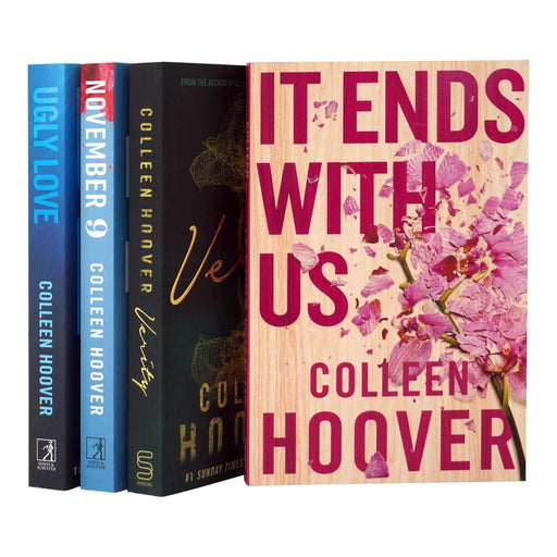 Colleen Hoover Collection 4 Books Set (It Ends With Us, Ugly Love, November 9, Verity) - The Book Bundle