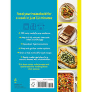 Suzanne Mulholland's The Batch Lady Rapid Dinners cookbook by Ebury Press, featuring a cover with meal preparation images.