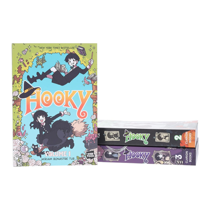 Hooky (Vol 1-3) Graphic Novel Series by Míriam Bonastre Tur 3 Books Collection Set(Hooky Volume 1 ,Hooky Volume 2  & Hooky Volume 3) - The Book Bundle