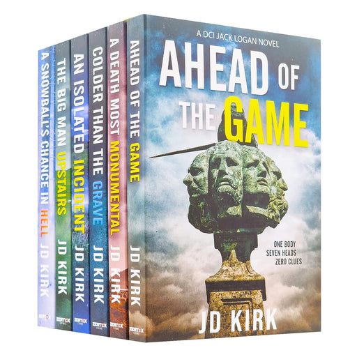 DCI Logan Crime Thrillers 7-12 Books Collection Set By JD Kirk (Ahead of the Game, Colder Than the Grave, An Isolated Incident, The Big Man Upstairs, Snowball's Chance in Hell & MORE) - The Book Bundle