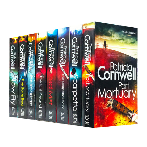 Kay Scarpetta Series 8 Books Collection Set by Patricia Cornwell (Scarpetta, The Scarpetta Factor, Red Mist, The Last Precinct, Postmortem, Port Mortuary, The Bone Bed, Blow Fly) - The Book Bundle