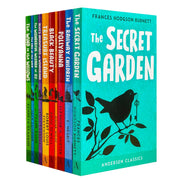Set of ten children's fiction paperback books from Andersen Press Children's Classics collection, featuring colorful covers.