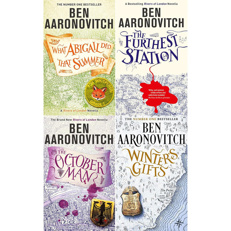 Rivers Of London Novella 4 Books Collection Set By Ben Aaronovitch - Exploring Hidden Mysteries - Fiction