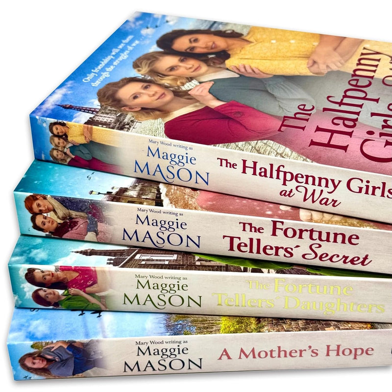 The Halfpenny Girls At War & Fortune Tellers 4 Books Collection Set By Maggie Mason - Fiction - Paperback