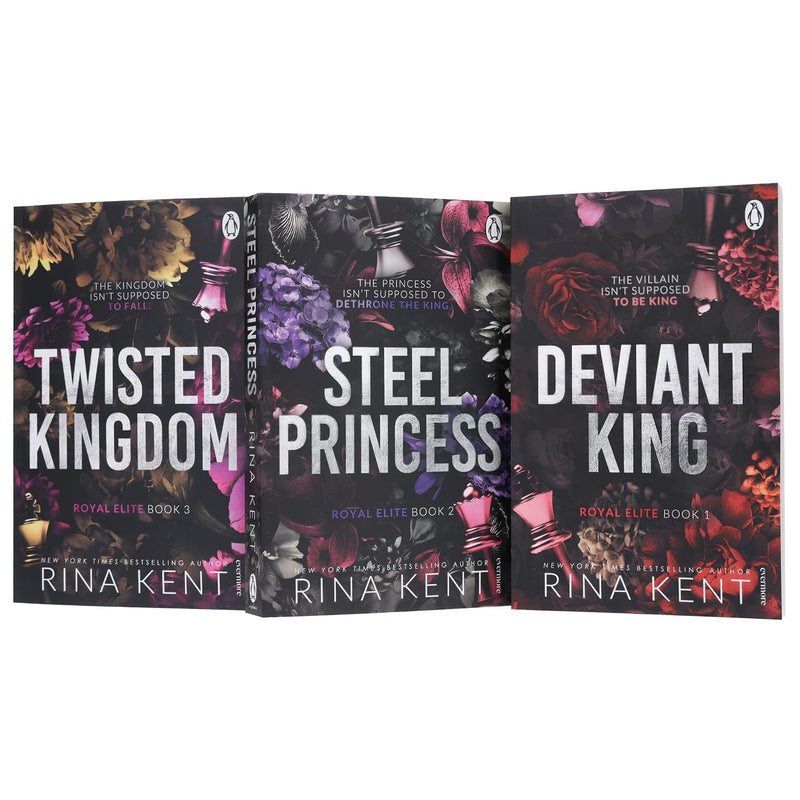 Royal Elite Series 3-book collection by Rina Kent, Penguin UK paperback fiction set