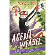 Complete Agent Weasel Series 4-book collection by Nick East, featuring colorful paperback covers from Hodder Children's Books.