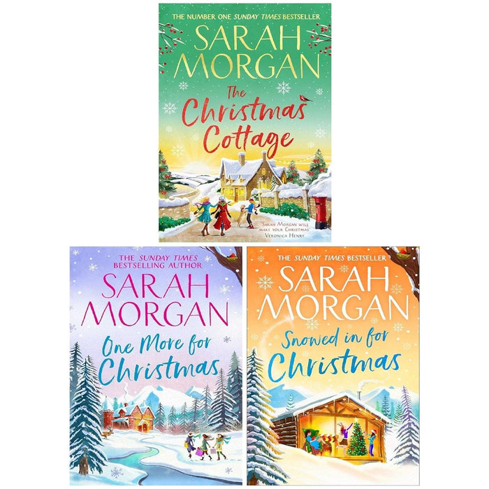 Sarah Morgan Collection 3 Books Set One More For Christmas, The Christmas Cottage & Snowed In For Christmas - The Book Bundle
