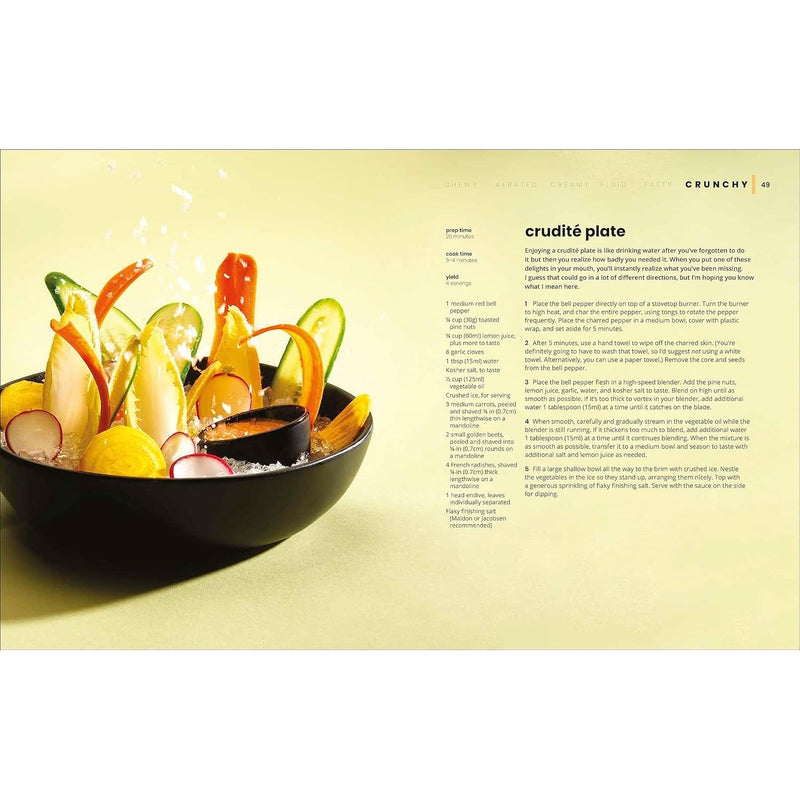 Cover image of Joshua Weissman's book "Texture Over Taste" by Joshua Weissman, featuring a textured design and bold typography.