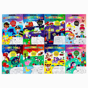 Little Artists 8-book collection set by Melon Books, featuring creative drawing activities for kids ages 3 to 7.
