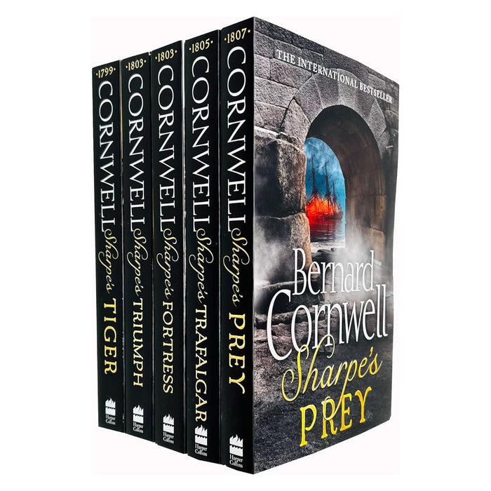 Bernard Cornwell The Sharpe Series Collection 5 Books Set Books (1 To 5) - The Book Bundle