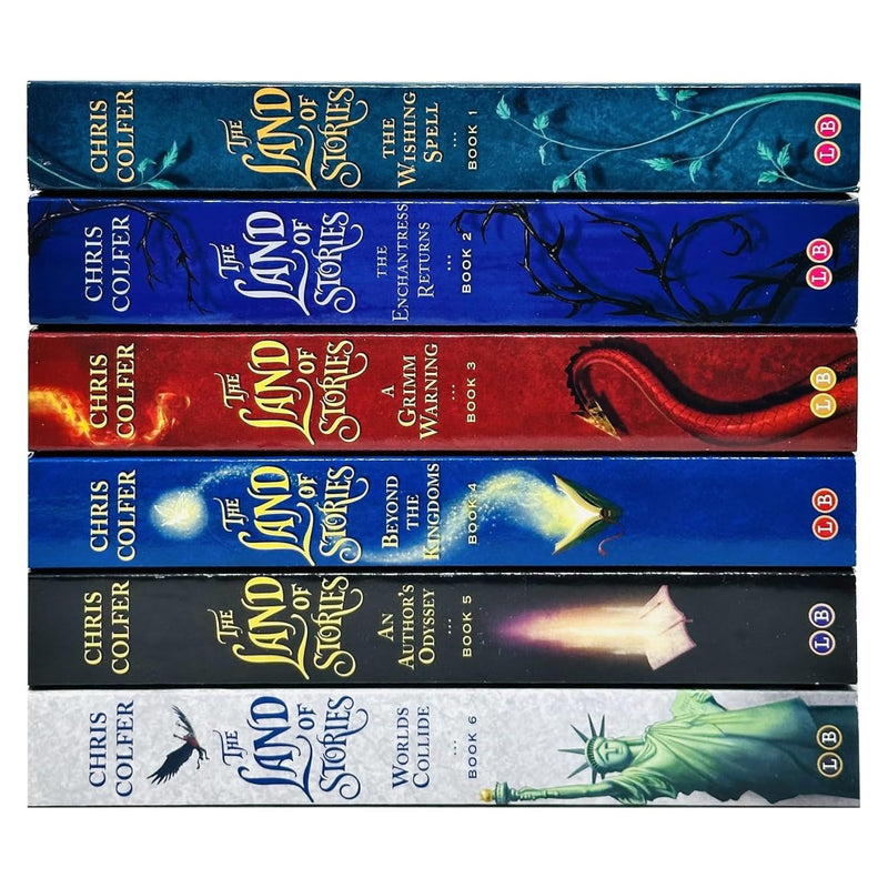 The Land of Stories 6 Books Collection Set by Chris Colfer - Young Adult - Paperback