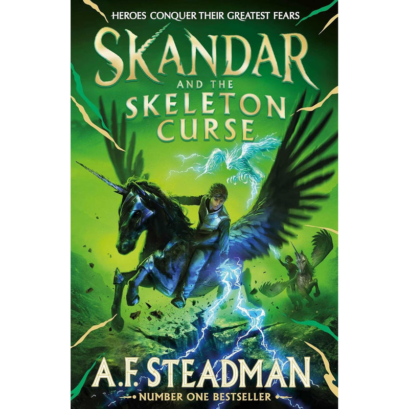 Skandar and the Skeleton Curse by A.F. Steadman Volume 4 Hardcover