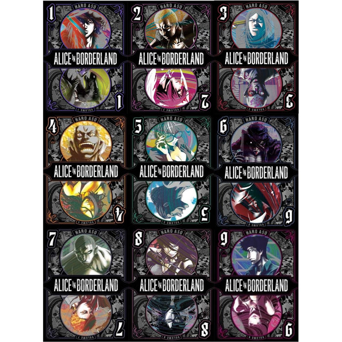 Alice in Borderland 9 Books Collection Set (Volumes 1-9) by Haro Aso - The Book Bundle