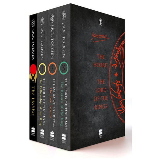 The Hobbit and The Lord of the Rings 4 Books Collection Set Illustrated edition - The Book Bundle