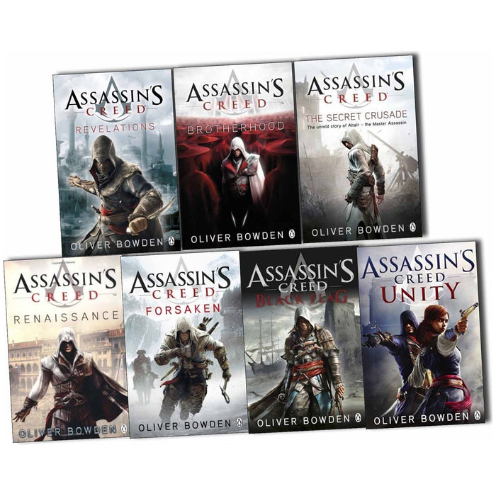 Oliver Bowden Assassins Creed 7 Books Collection Pack Set RRP: 62.56 - The Book Bundle