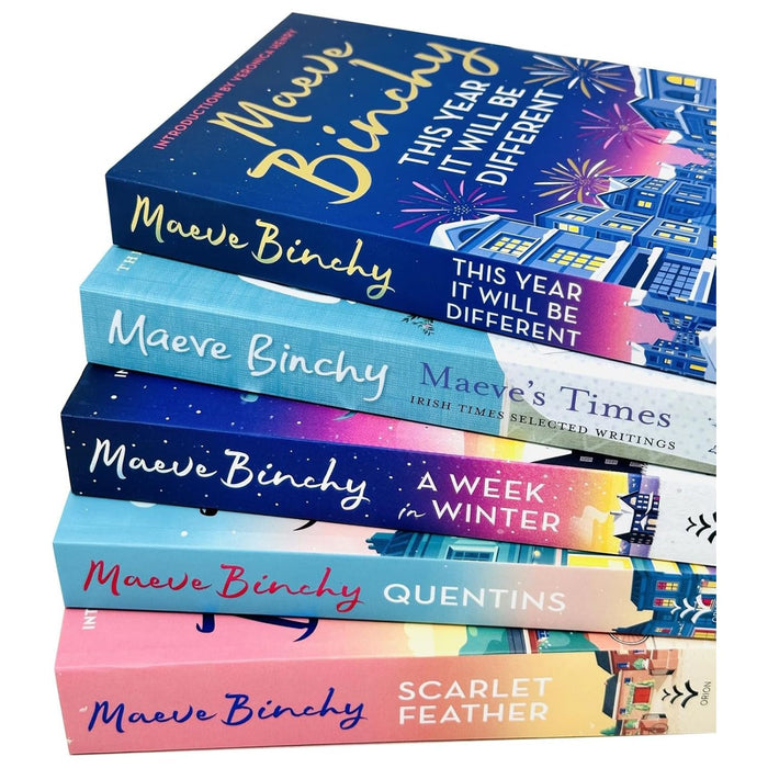 Maeve Binchy Collection 5 Books Set (Scarlet Feather, This Year It Will Be Different) - The Book Bundle