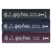 Harry Potter The Art of Harry Potter Series 3 Mini Books Collection Set by Insight Editions, featuring magical places and creatures.