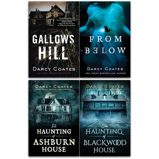 Darcy Coates 4 Books Collection Set (Haunting of Ashburn House, Gallows Hill, Haunting of Blackwood House, From Below) - The Book Bundle