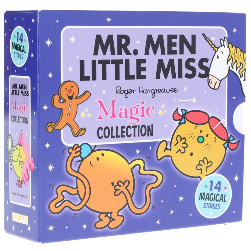 Mr. Men Little Miss Magic Collection by Roger Hargreaves 14 Magical Stories Box Set (Little Miss Sunshine and the Three Bears, Mr. Strong and the Ogre, Mr. Tickle and the Dragon & More...)