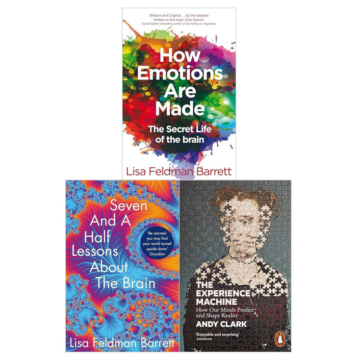 Seven and a Half Lessons About the Brain, How Emotions Are Made and The Experience Machine 3 Books Collection Set - The Book Bundle