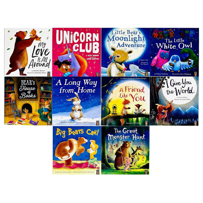 My First Animal Bedtime Picture Stories 10 Books Collection Set - The Book Bundle