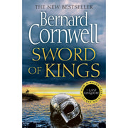 Six paperback books from Bernard Cornwell's Saxon Tales collection, featuring historical fiction covers in a set.