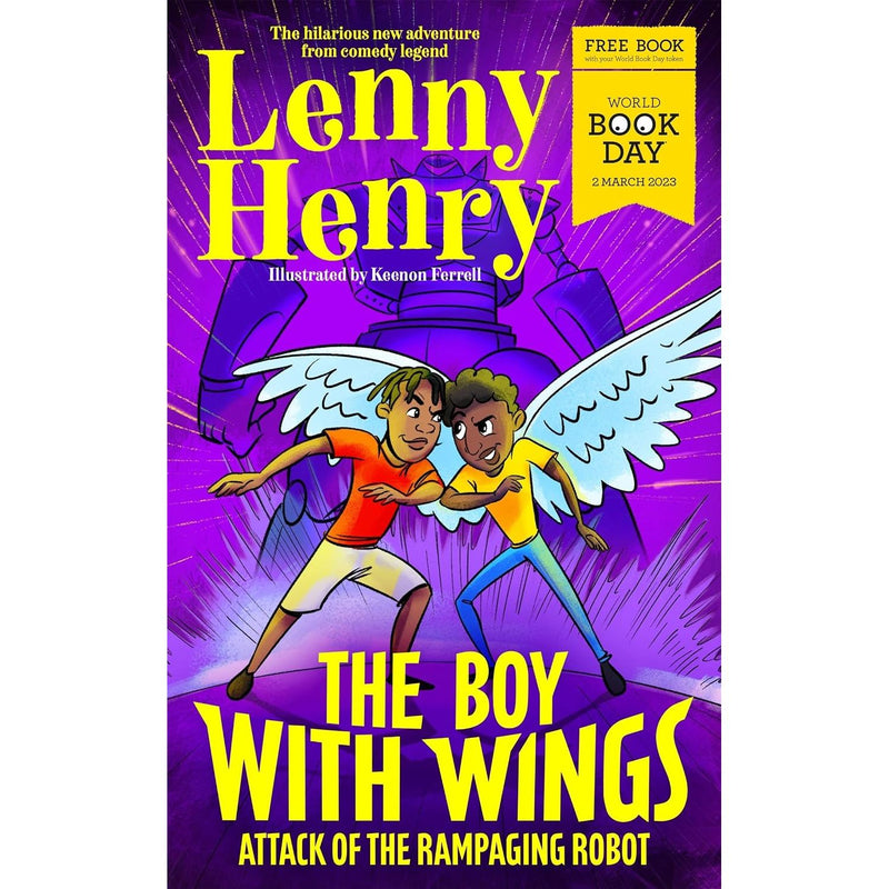 Lenny Henry Collection 3 Books Set (The Boy With Wings, The Book of Legends)