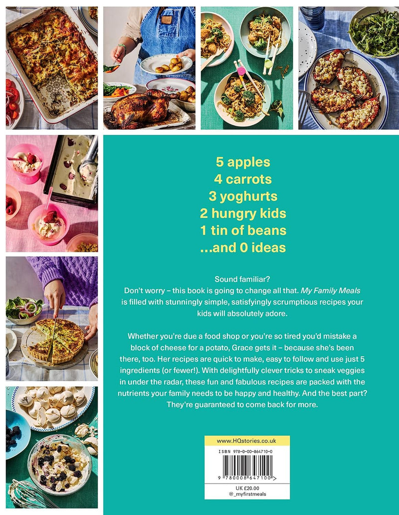 My Family Meals 5 Ingredient Cookbook Recipes Gift Edition By  Grace Mortimer - Non Fiction -Hardcover