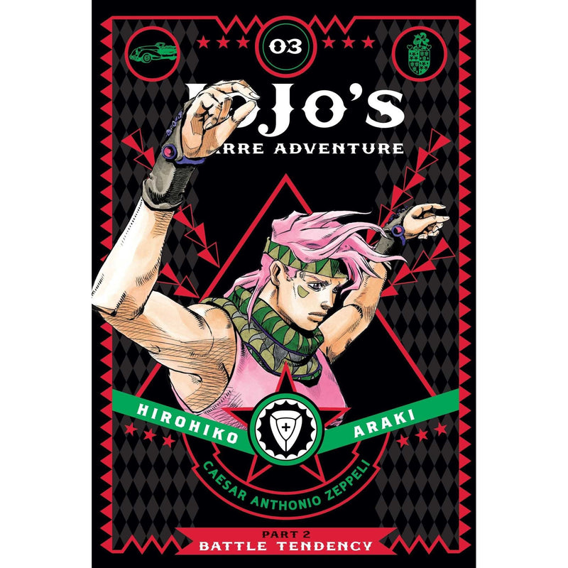 JoJo's Bizarre Adventure: Part 2--Battle Tendency, Vol. 3: Volume 3 - The Book Bundle