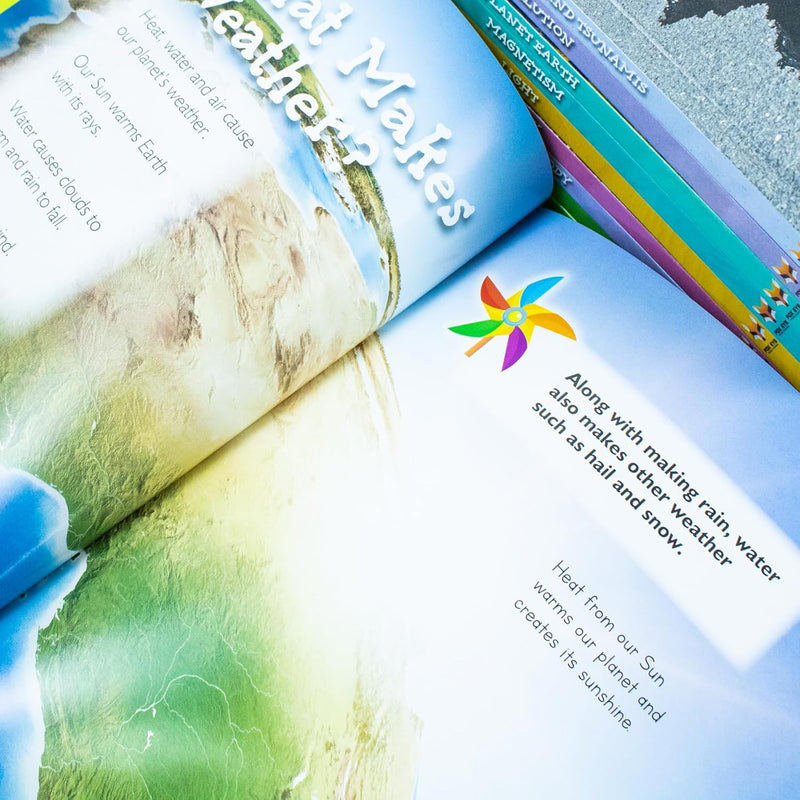 Children Introduction To Science For Beginners (Series 2) 10 Hardback Books Collection Set (Energy, Life Cycles, Light, Magnetism) - The Book Bundle