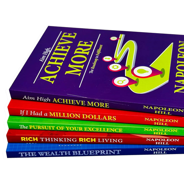 The Hello Money Series Collection 5 Books Set By Napoleon Hill (Aim High Achieve More) - The Book Bundle