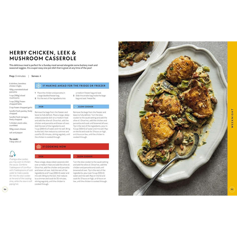 Suzanne Mulholland's The Batch Lady Rapid Dinners cookbook by Ebury Press, featuring grab-and-cook meals for the week.