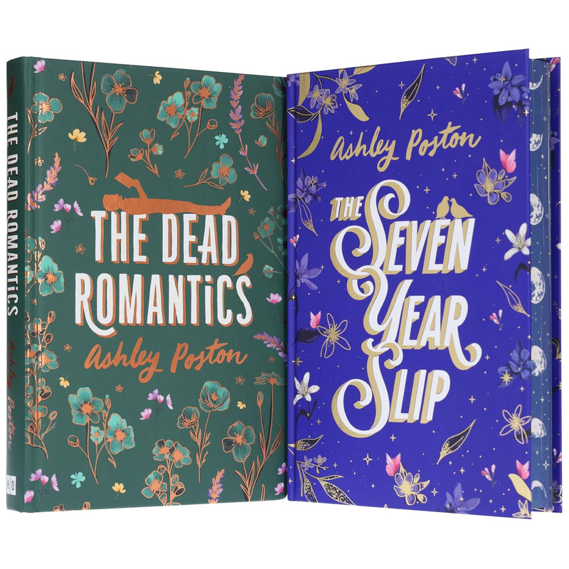 Ashley Poston Novel 2 Books Collector's Edition Set(The Seven Year Slip  & The Dead Romantics)