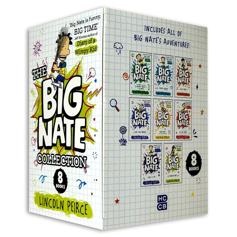 Big Nate 8 Books Collection Set by Lincoln Peirce - Fiction - Paperback