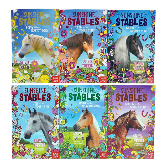 Sunshine Stables Series 6 Book Set (Poppy and the Perfect Pony, Sophie and the Spooky Pony) - The Book Bundle