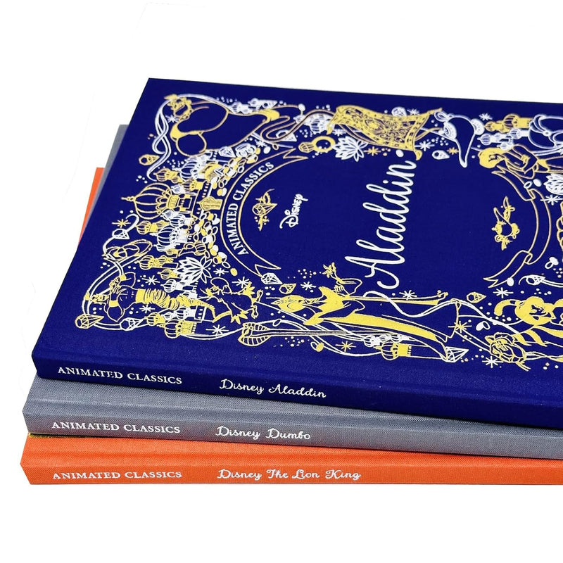 Disney Animated Classics 3 Books Collection Set By Lily Murray (Aladdin, Dumbo, The Lion King) - The Book Bundle