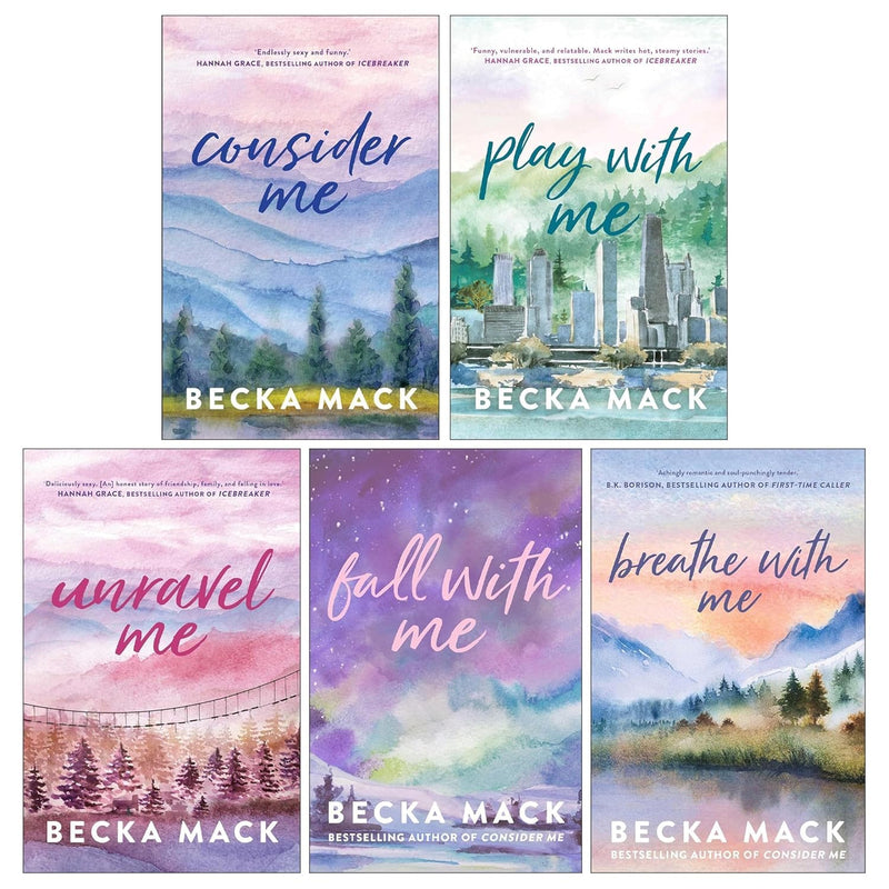 Playing For Keeps Series 5 Books Collection Set by Becka Mack (Consider Me, Play with Me, Unravel Me, Fall With Me & Breathe with Me) - The Book Bundle
