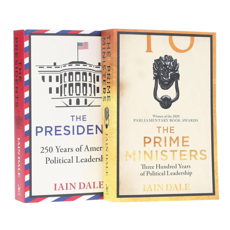 Iain Dale Collection of two paperback books on prime ministers and presidents, non-fiction history set by Avery Publishing.