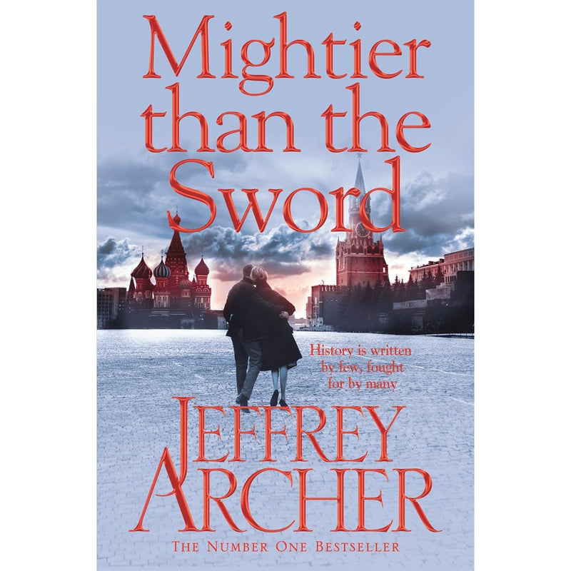 Paperback of Mightier Than the Sword by Jeffrey Archer, part of The Clifton Chronicles series, featuring a cover image with book details.