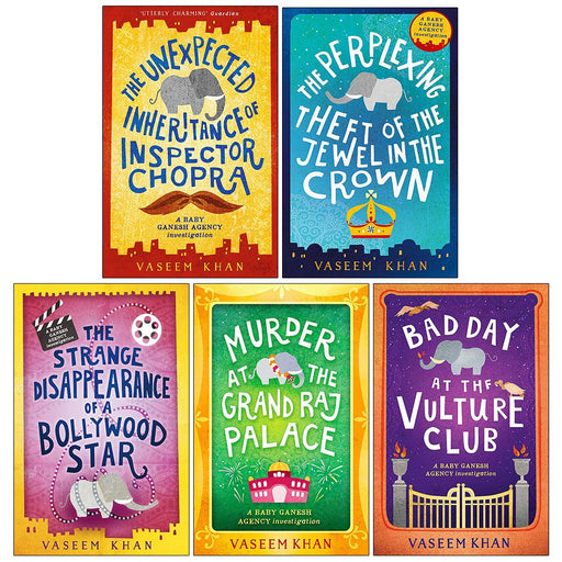 Baby Ganesh Agency Series 5 Books Collection Set By Vaseem Khan - The Book Bundle