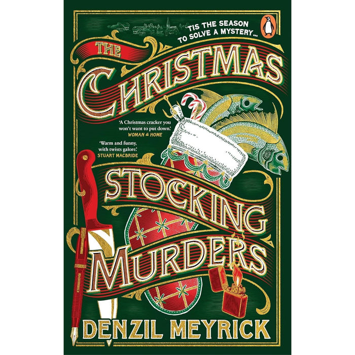 Frank Grasby Mysteries 2 Books Collection Set by Denzil Meyrick (Murder at Holly House & The Christmas Stocking Murders)