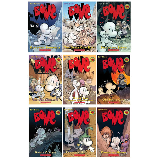 Bone Series 9 Books Set (Book #1 - #9) - Graphic Novel - The Book Bundle