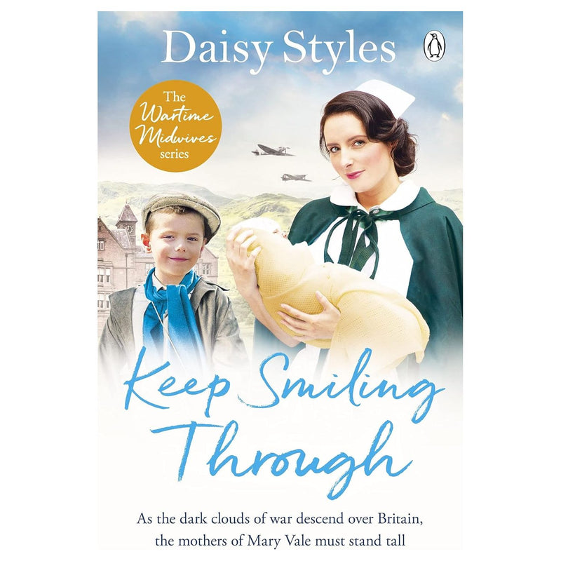 Daisy Styles Collection 8-book set including The Wartime Midwives, Home Fires, and Spitfires, published by Penguin.