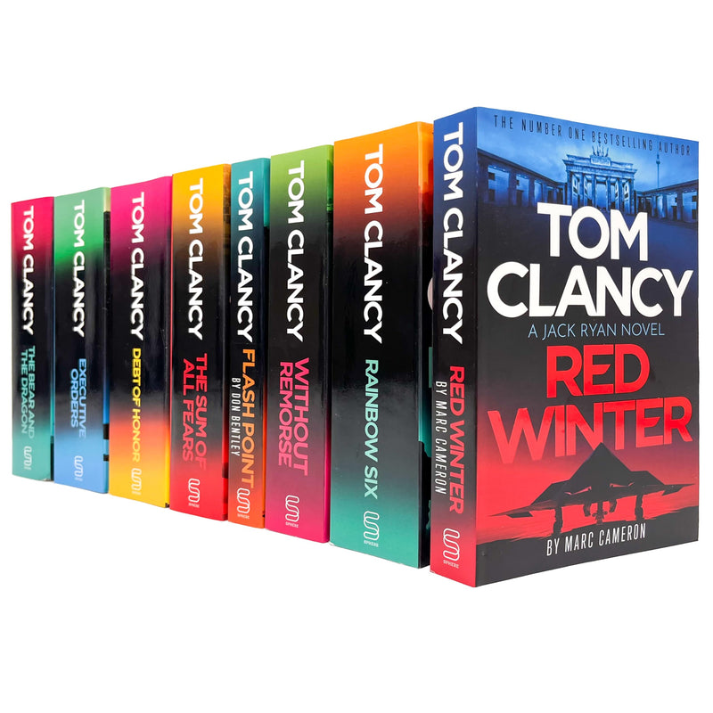 Tom Clancy Red Winter, Without Remorse, Rainbow Six, Flash Point, The Sum of All Fears, Debt of Honor, Executive Orders and The Bear and The Dragon by Don Bentley, Marc Cameron 8 Books Collection Set - The Book Bundle