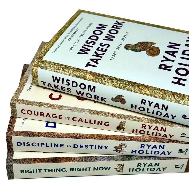 The Stoic Virtues Series 4 Books Collection Set by Ryan Holiday - Non Fiction - Paperback