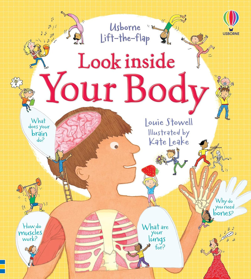 Look Inside Your Body (Look Inside Board Books) by Louie Stowell - Ages 5+ - Board Book - The Book Bundle