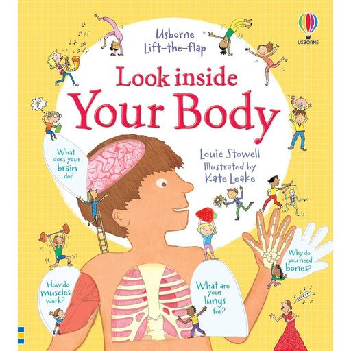 Look Inside Your Body (Look Inside Board Books) by Louie Stowell - Ages 5+ - Board Book - The Book Bundle