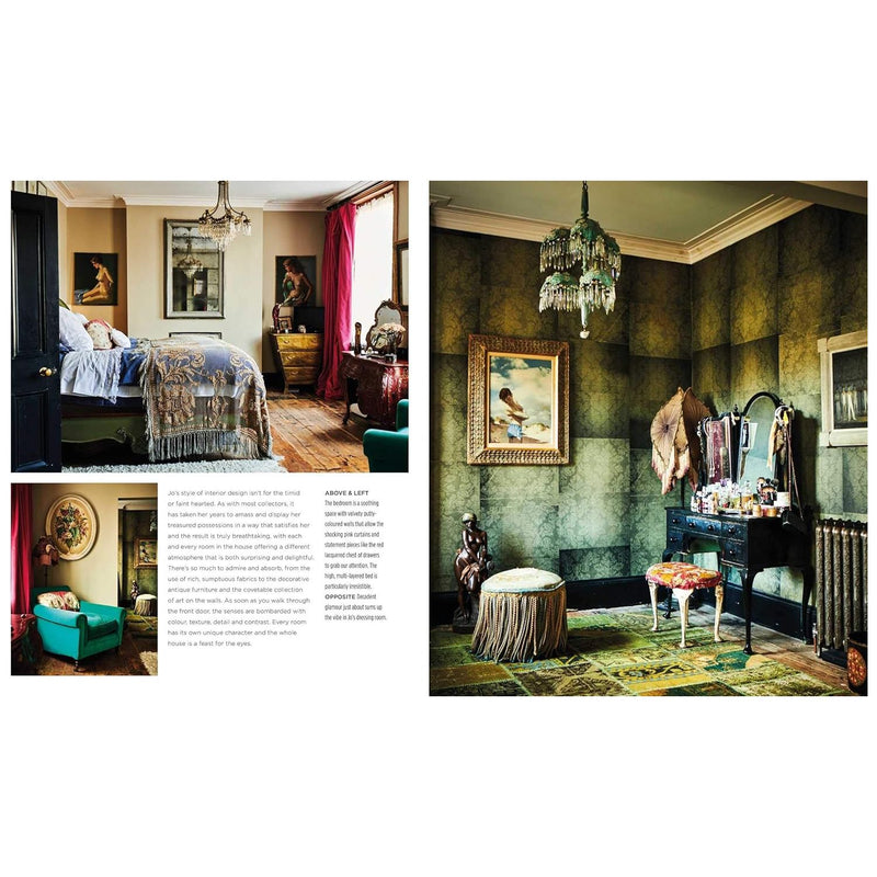 Book cover image for "Extraordinary Interiors In Colour" by Lucy St George & Jane Rockett, featuring bold interior design photography.