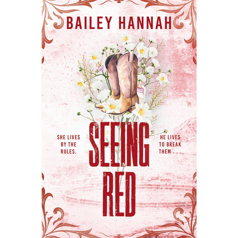 Paperback of Wells Ranch Seeing Red, a cowboy romance novel from the Wells Ranch series by Orion Hachette LTD, featuring a Western scene.